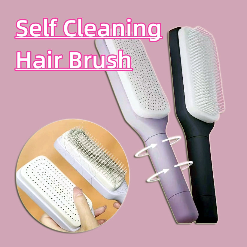  Self Cleaning Hair Brush