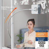 U-Shaped High-Rise Window Cleaner – Telescopic Arc Rod for Safe HDB & Condo Cleaning