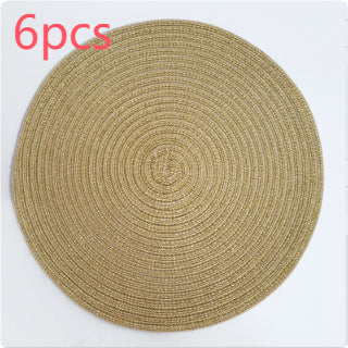 Western-style Placemat Home Placemat Coasters Heat Proof Mat