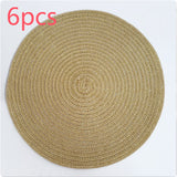 Western-style Placemat Home Placemat Coasters Heat Proof Mat