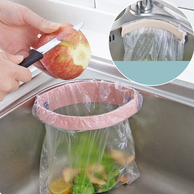 Kitchen Sink Clip Garbage Rack