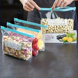 45PCS Silicone Food Storage Leakproof Reusable Bags