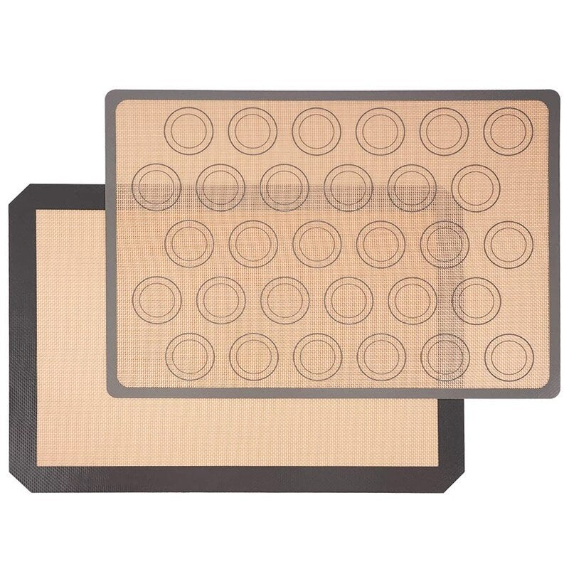 Non-Stick Silicone Baking Mat – Heat-Resistant, Reusable Kitchen Liner (2PCS)