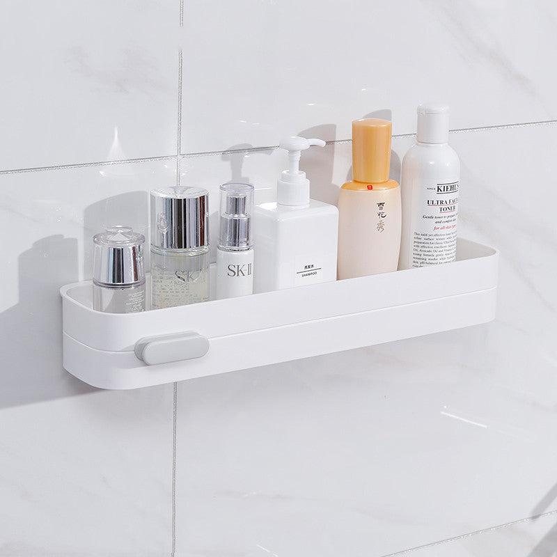 Wall-Mounted Bathroom Organizer Drill-Free