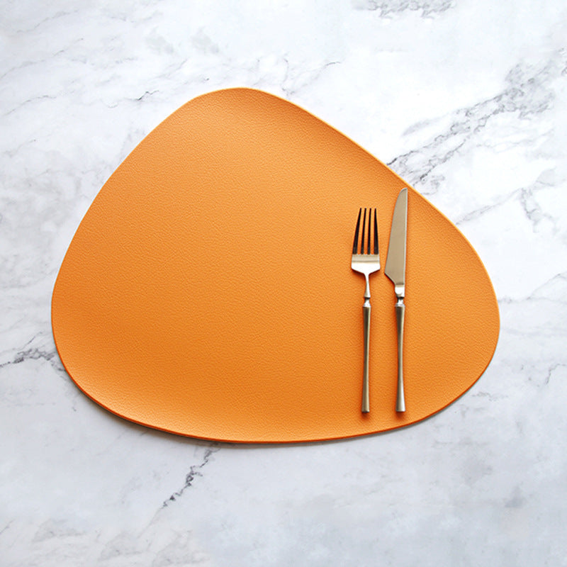 Table Mat Placemat Heat Insulation PU Leather