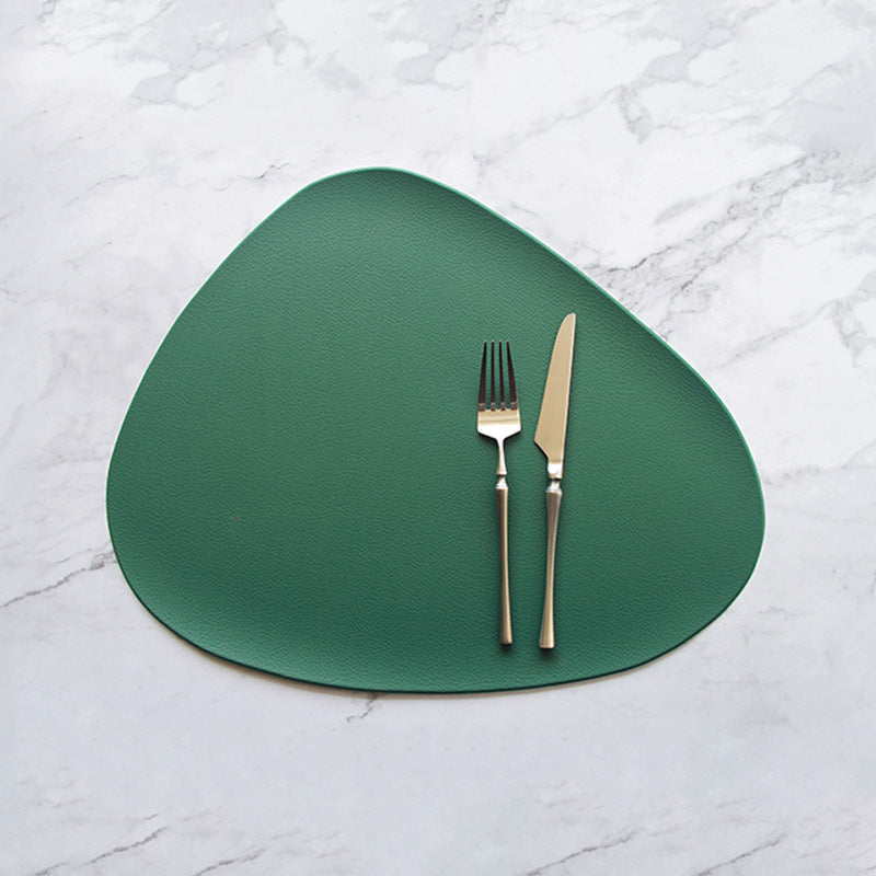 Table Mat Placemat Heat Insulation PU Leather