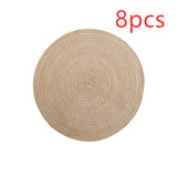 Western-style Placemat Home Placemat Coasters Heat Proof Mat