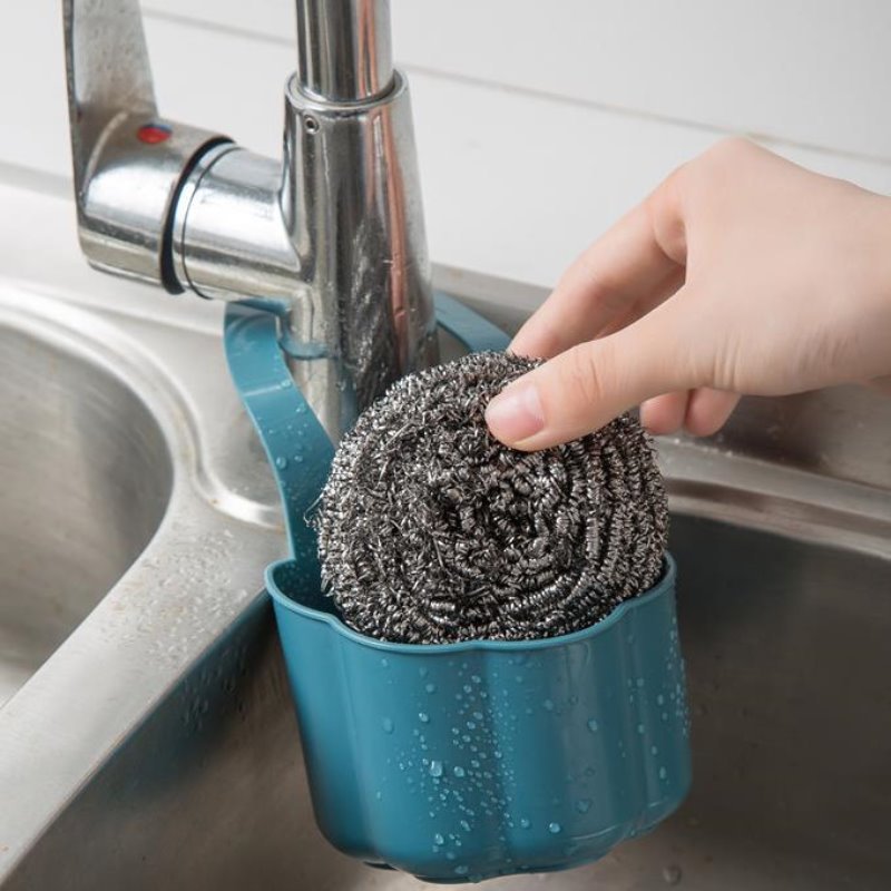 Faucet Drain Rack Sink Drain Sponge Holder