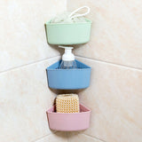 Sink Triangle Drain Basket Plastic Hanging