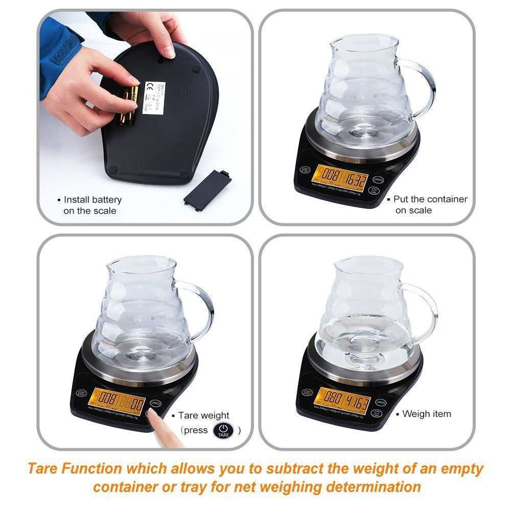Multifunction LCD Digital Hand  Kitchen Scale