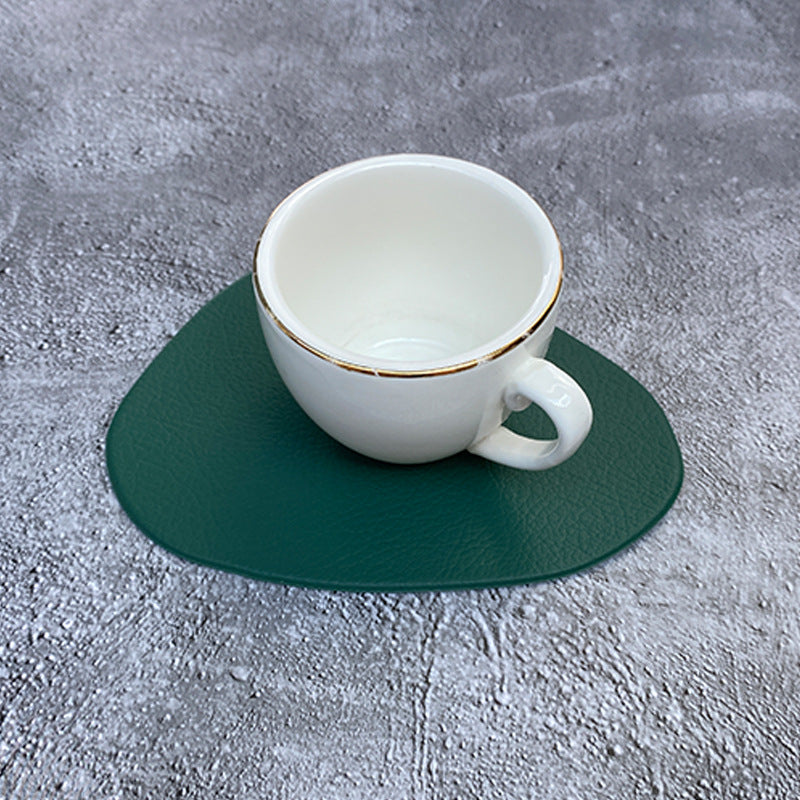 Table Mat Placemat Heat Insulation PU Leather