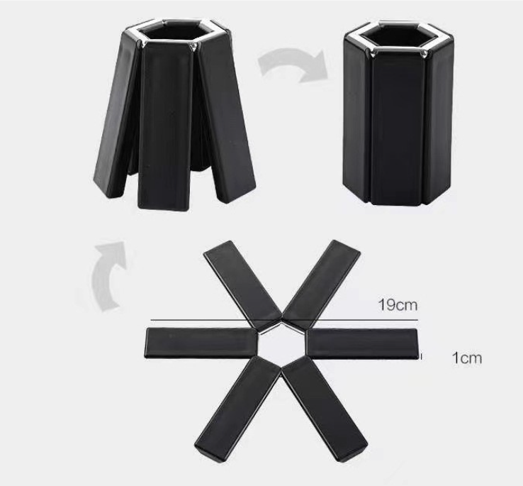 Table Folding Heat Proof Mat Anti-scald Placemat Potholder