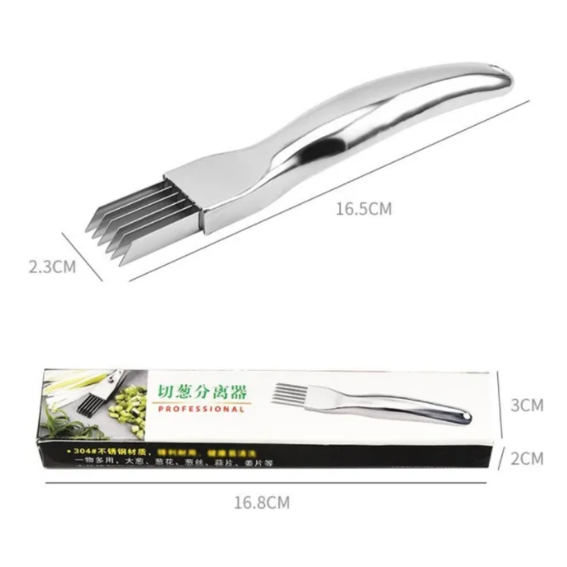 This versatile multi-slicer excels at slicing onions, tomatoes, cucumbers, and other produce with minimal effort.