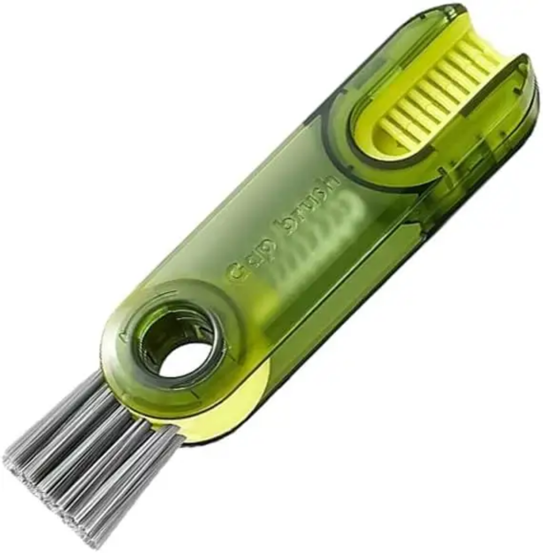 3-in-1 Cup Mouth Cleaning Brush Multi Functional Brush Keep your drinkware spotless and your oral hygiene on point with this versatile 3-in-1 cleaning brush.