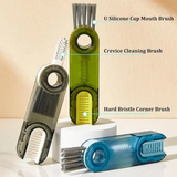 3-in-1 Cup Mouth Cleaning Brush Multi Functional Brush Keep your drinkware spotless and your oral hygiene on point with this versatile 3-in-1 cleaning brush.