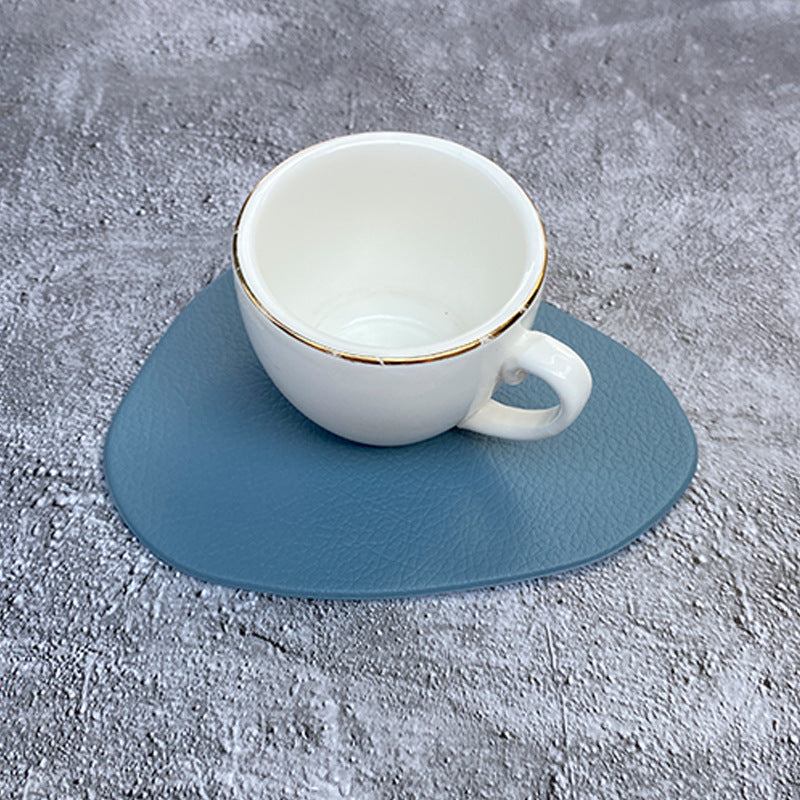 Table Mat Placemat Heat Insulation PU Leather