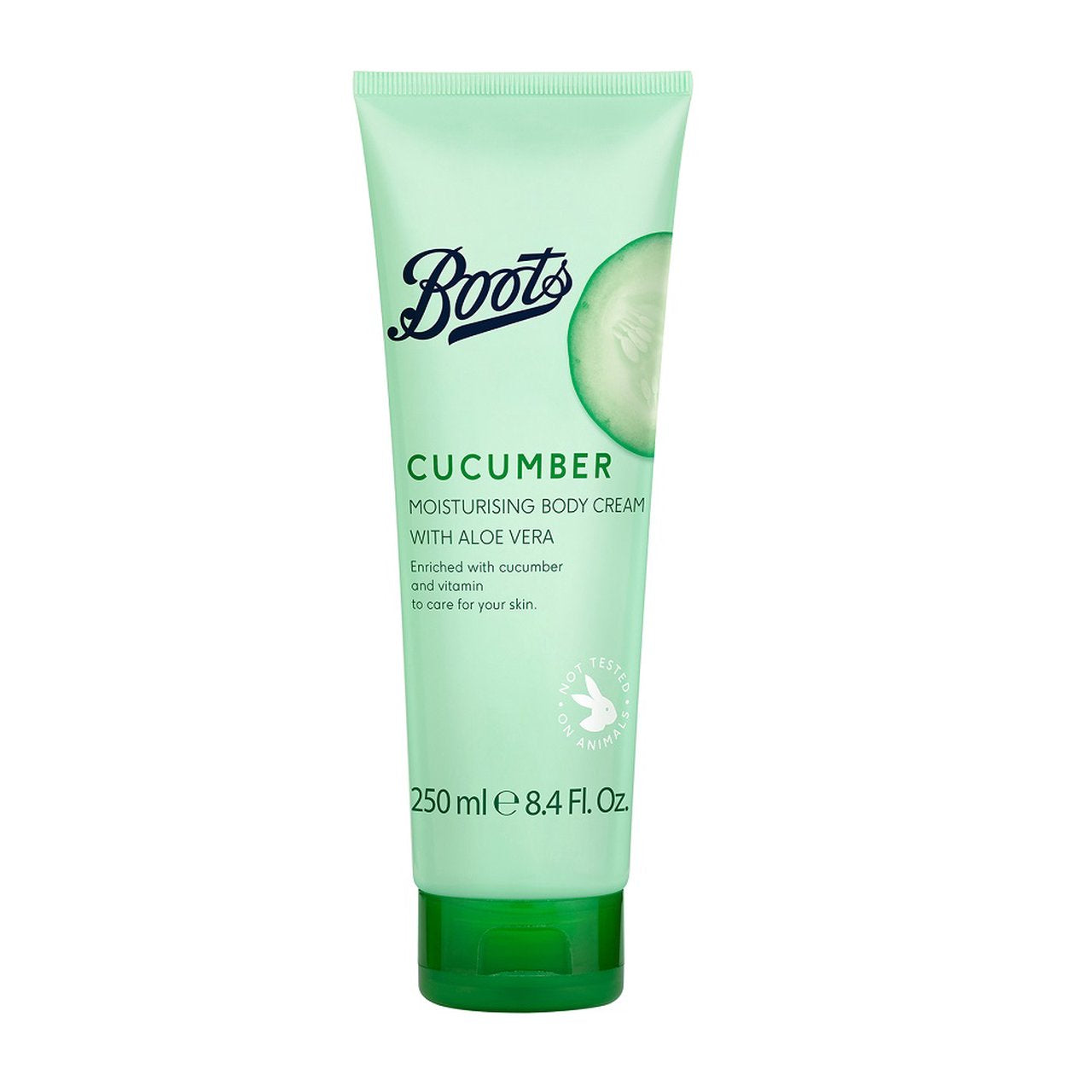 BOOTS Cucumber Moisturising Body Cream with Aloe Vera 250 ml