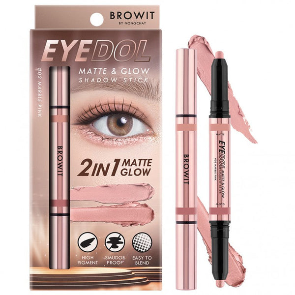 BROWIT EYEDOL Matte & Glow Shadow Stick
