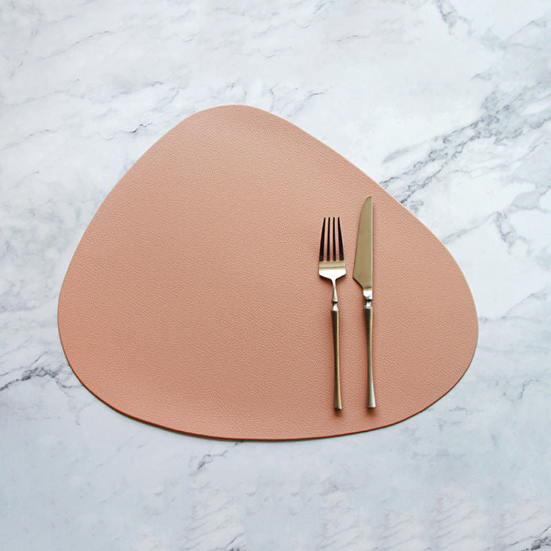 Table Mat Placemat Heat Insulation PU Leather