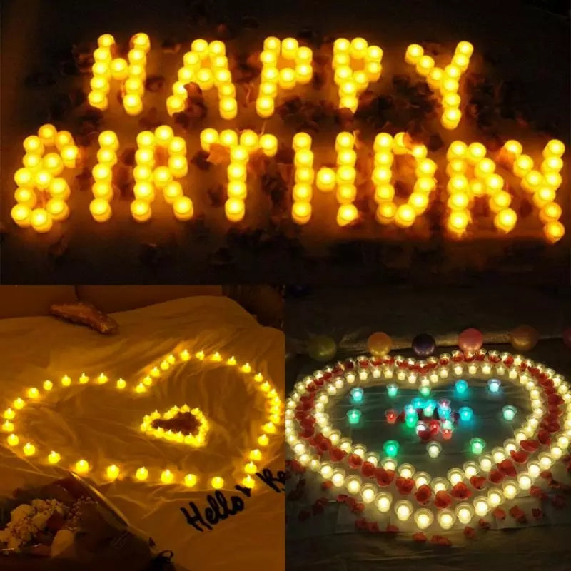 12 PCs Small LED Candle Flameless