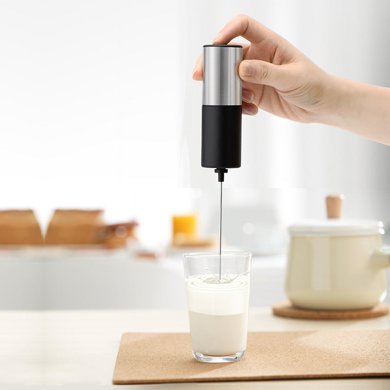 Electric Milk Frother Mini Coffee Milk Frother Battery Operated