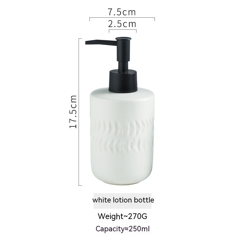Ceramic Hand Shower Gel Shampoo Dispenser 250 ml