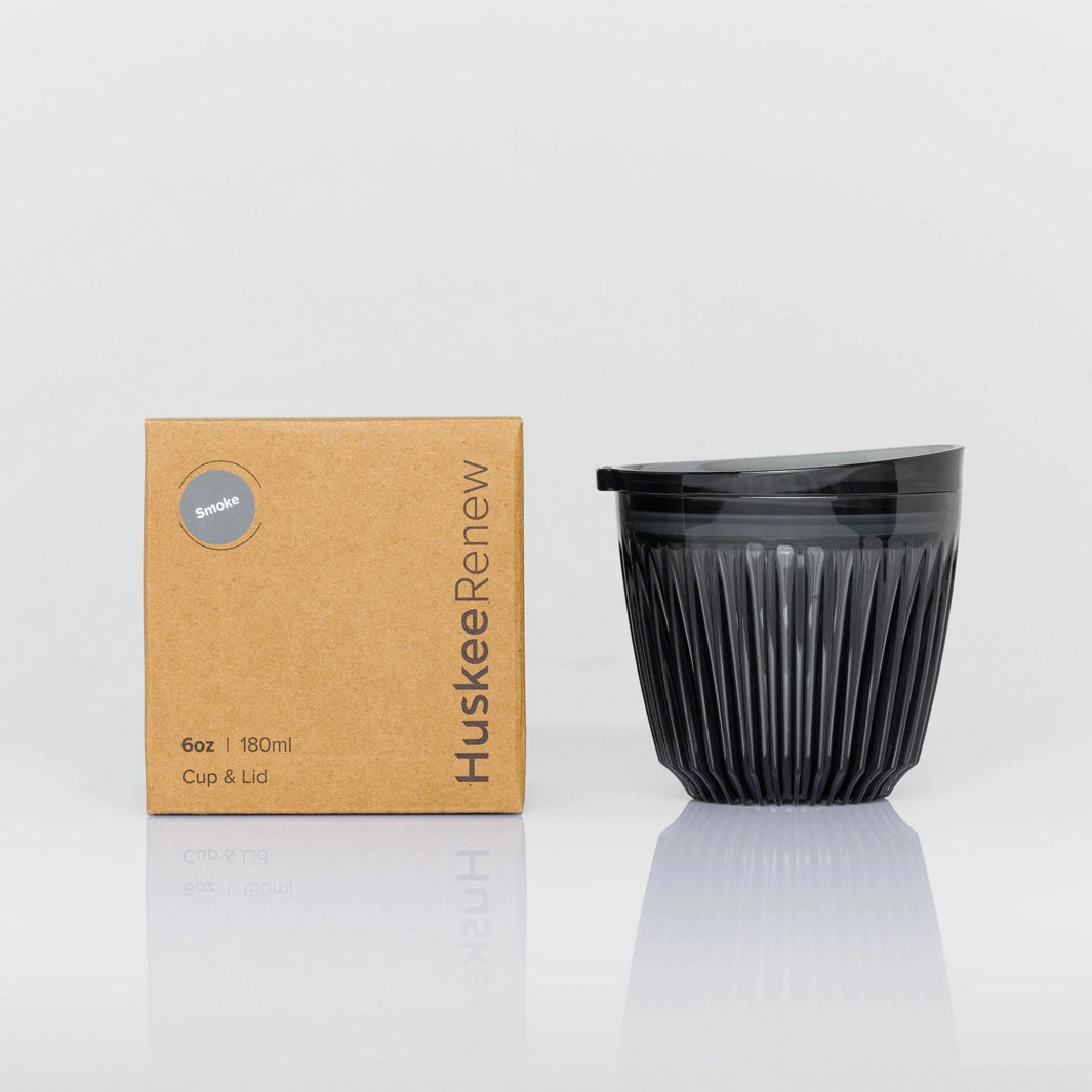 Huskee Renew 180 ml Cup & Lid [Smoke]