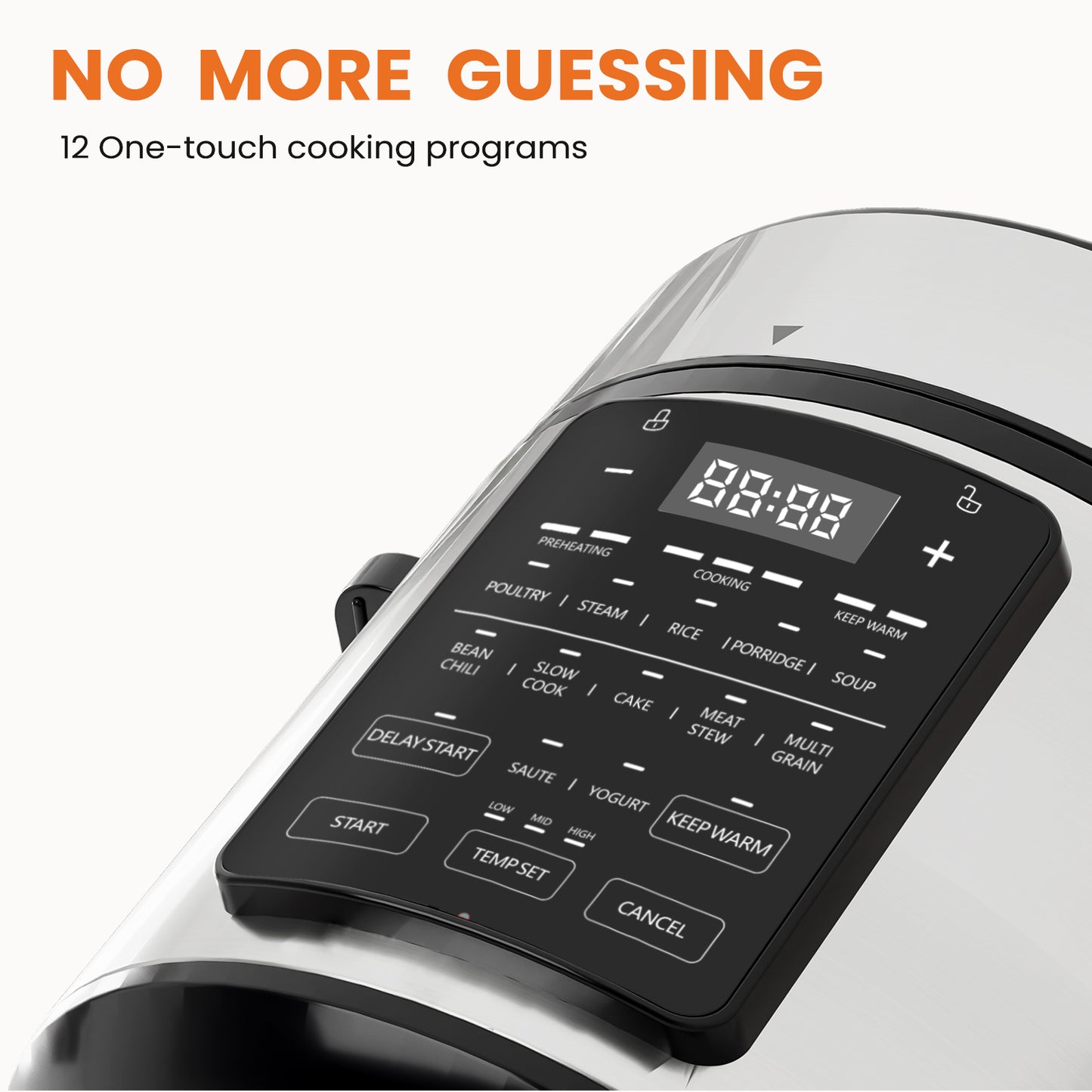 9 In 1 Electric Pressure Cooker, Rice Cooker, Multi-Functional Smart Pot