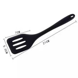 Short Handle Silicone Slotted Turner