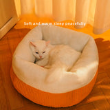 Donuts Cat Sofa Bed Cozy Circular Basket Kitten Puppy