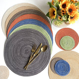 Western-style Placemat Home Placemat Coasters Heat Proof Mat
