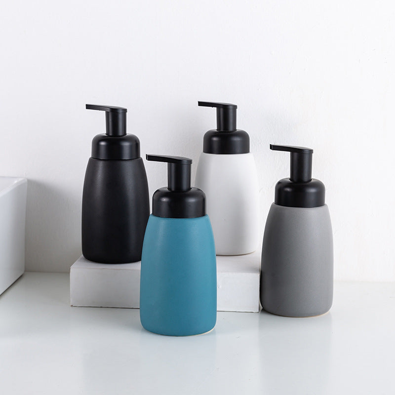 Ceramic Hand Soap Dispenser Manual Press 320 ml