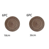 Western-style Placemat Home Placemat Coasters Heat Proof Mat