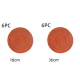 Western-style Placemat Home Placemat Coasters Heat Proof Mat