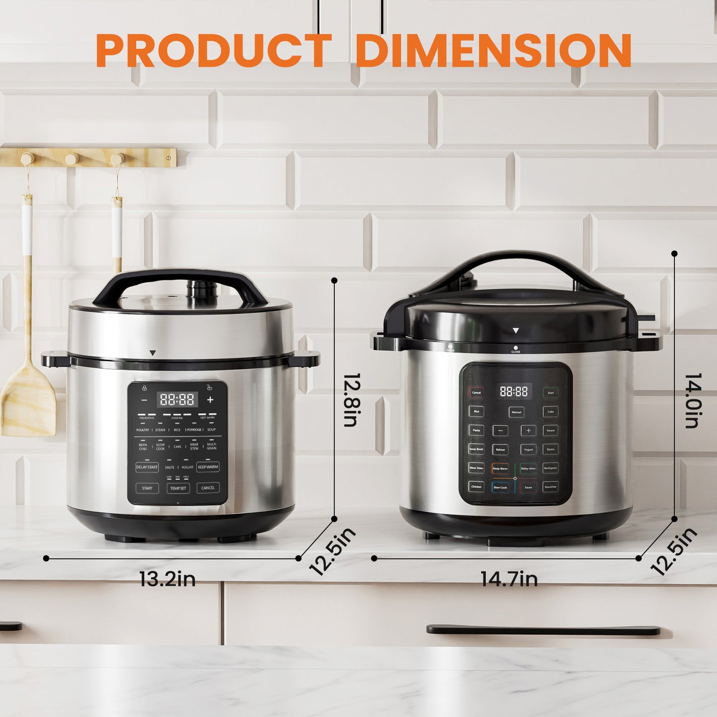 9 In 1 Electric Pressure Cooker, Rice Cooker, Multi-Functional Smart Pot