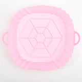 5PCS Air Fryer Silicone Baking Tray Round Shape