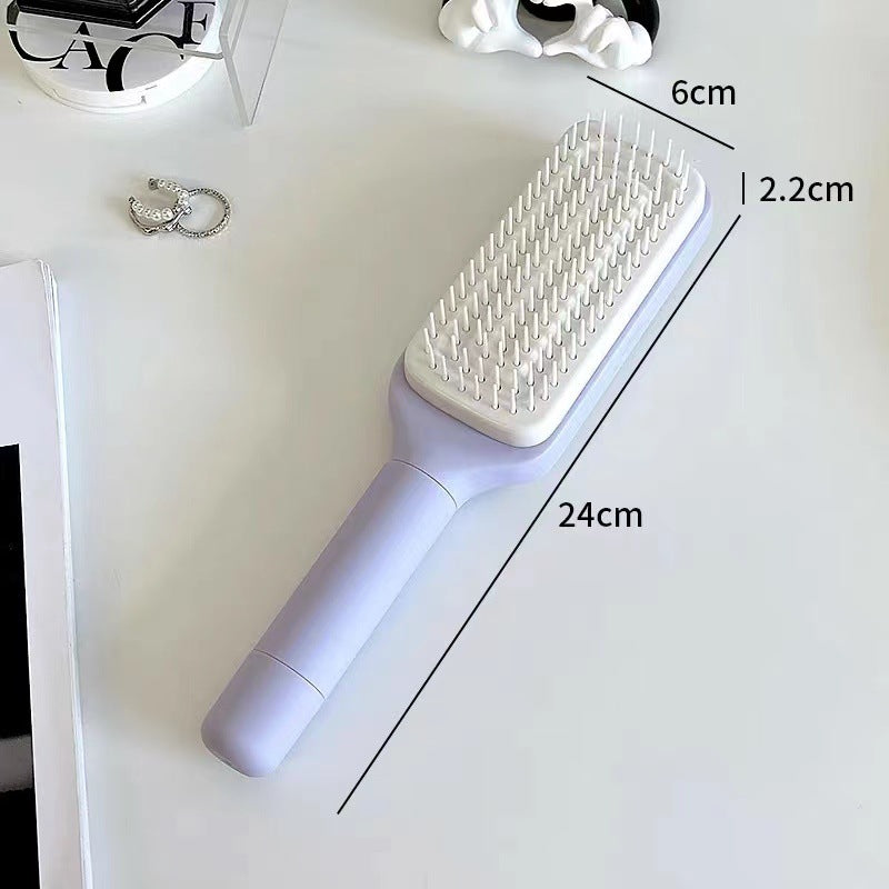 4 In 1 Self Cleaning Hair Brush Anti-Static Massage Comb