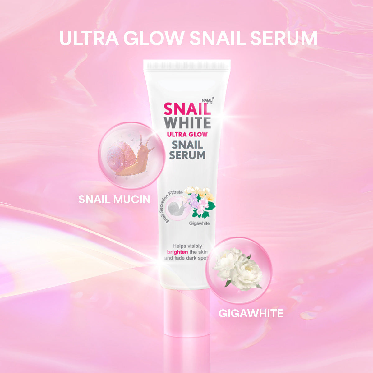 Snail White Ultra Glow Snail Serum 30ML