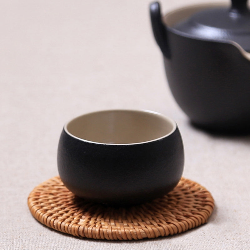 Rattan Woven Round Coaster