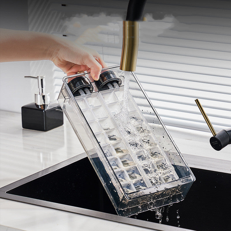 Twist Ice Cube Refrigerator Large Capacity Storage Box
