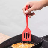 Short Handle Silicone Slotted Turner