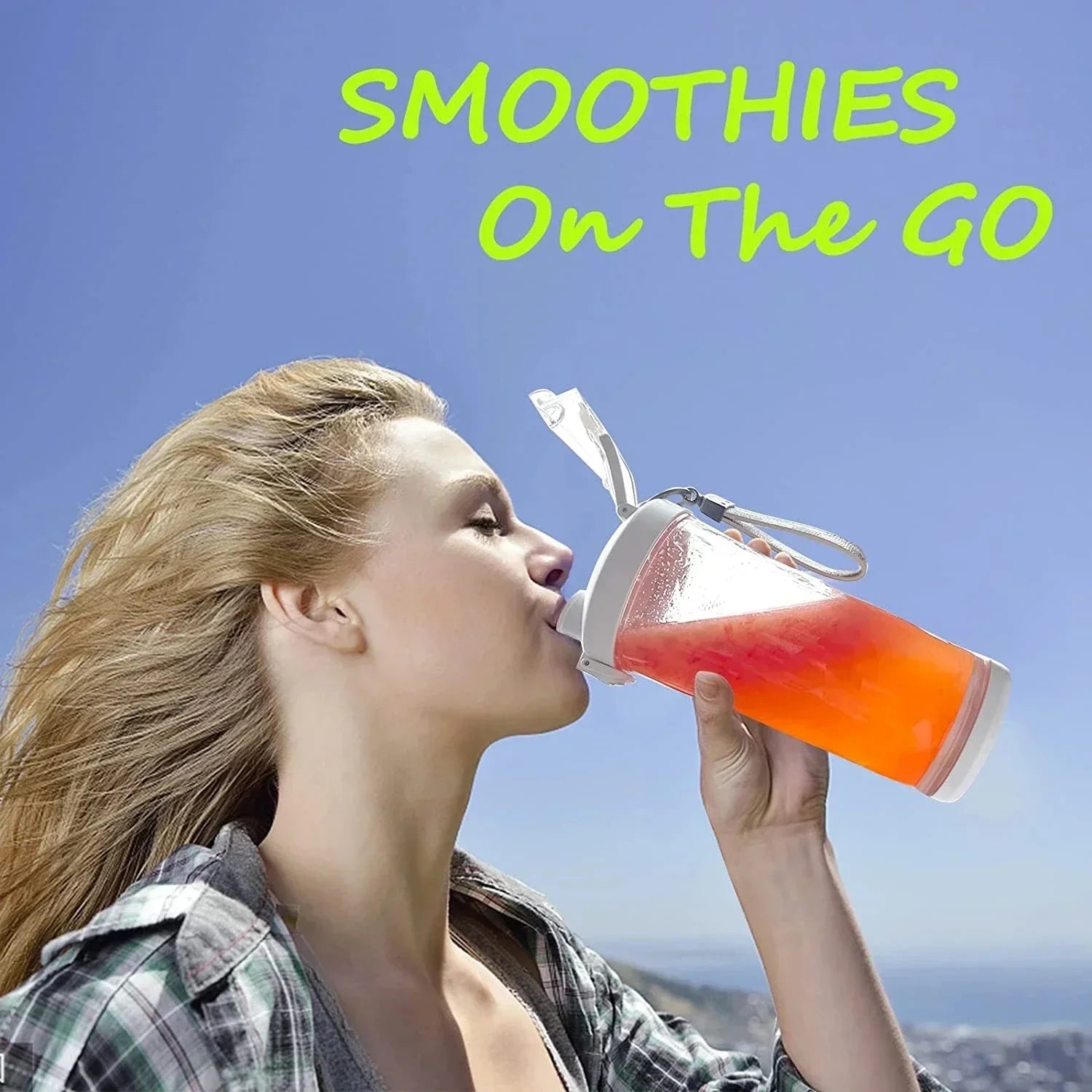 Portable Blender 600ML Electric Juicer Fruit Mixers