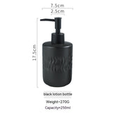Ceramic Hand Shower Gel Shampoo Dispenser 250 ml