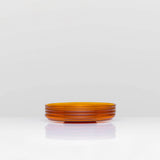 Huskee Renew Pack of 4 Universal Saucer [Amber]