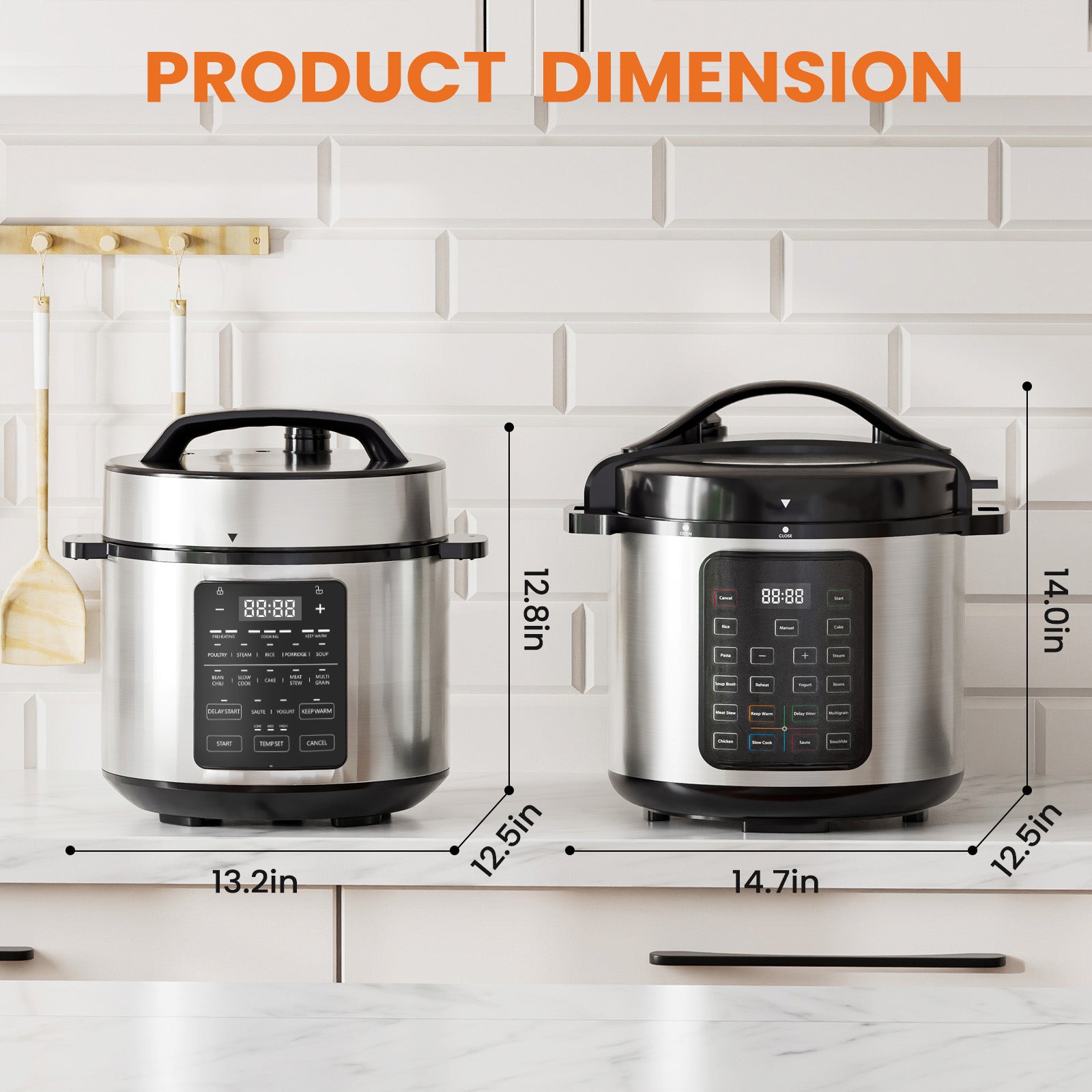 9 In 1 Electric Pressure Cooker, Rice Cooker, Multi-Functional Smart Pot