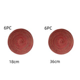 Western-style Placemat Home Placemat Coasters Heat Proof Mat