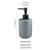 Ceramic Hand Shower Gel Shampoo Dispenser 250 ml