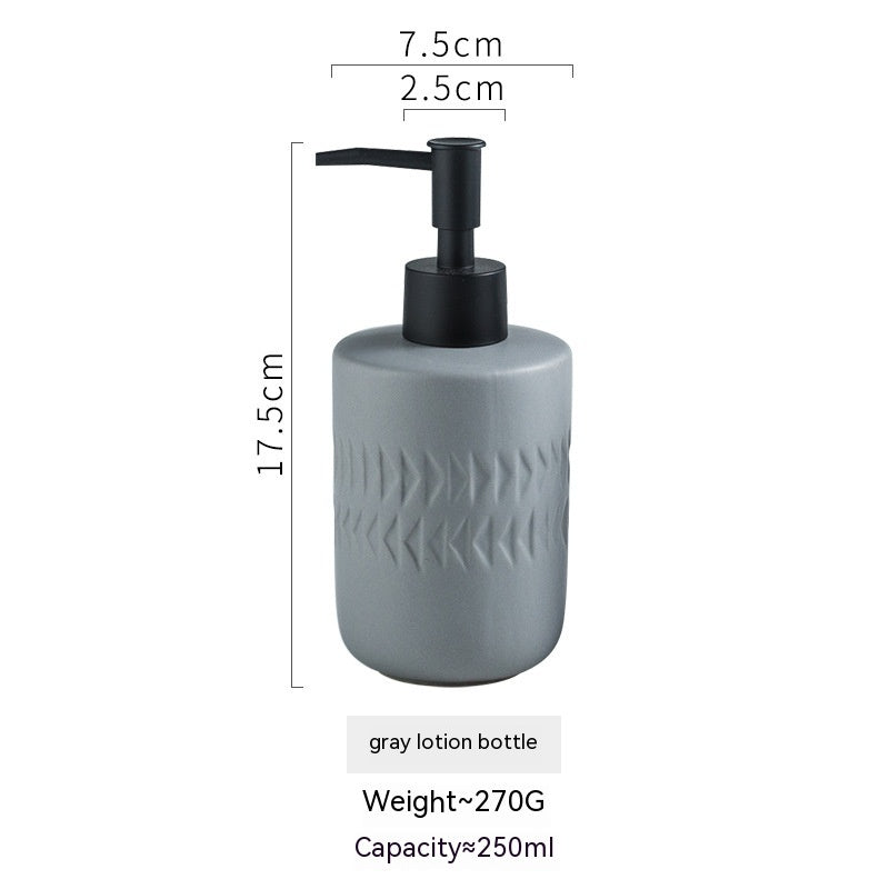 Ceramic Hand Shower Gel Shampoo Dispenser 250 ml