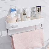 Wall-Mounted Bathroom Organizer Drill-Free