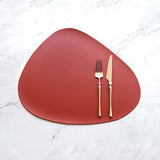 Table Mat Placemat Heat Insulation PU Leather